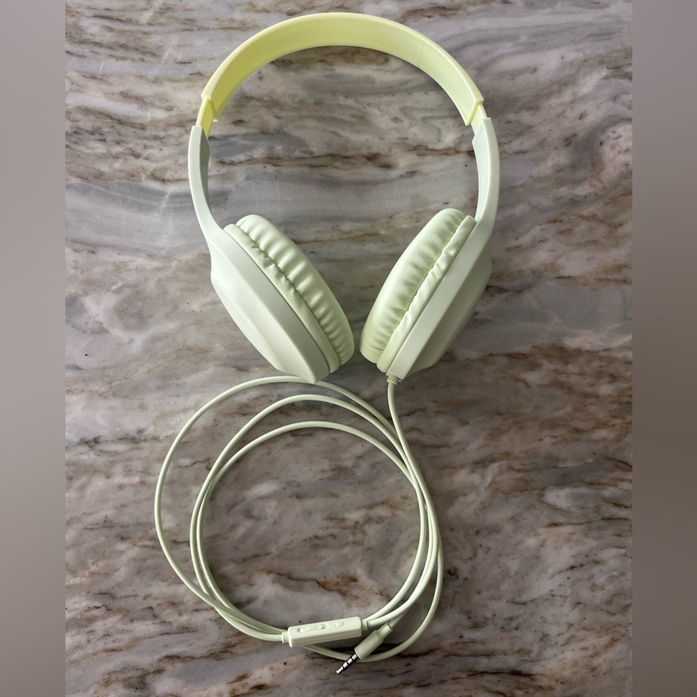Mint Green Wired Headphones